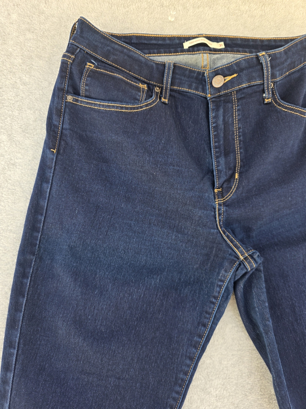 Levi's Women's 721 High Rise Skinny Jeans Size 31x30 - Picture 7 of 12